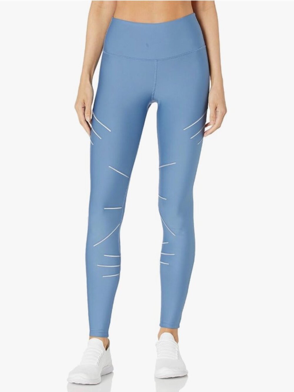 Alo Yoga High-Waist Sequence Leggings in Blue Jean